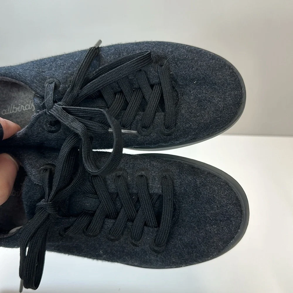 Allbirds WP Wool Pipers Sneakers Black Size 8